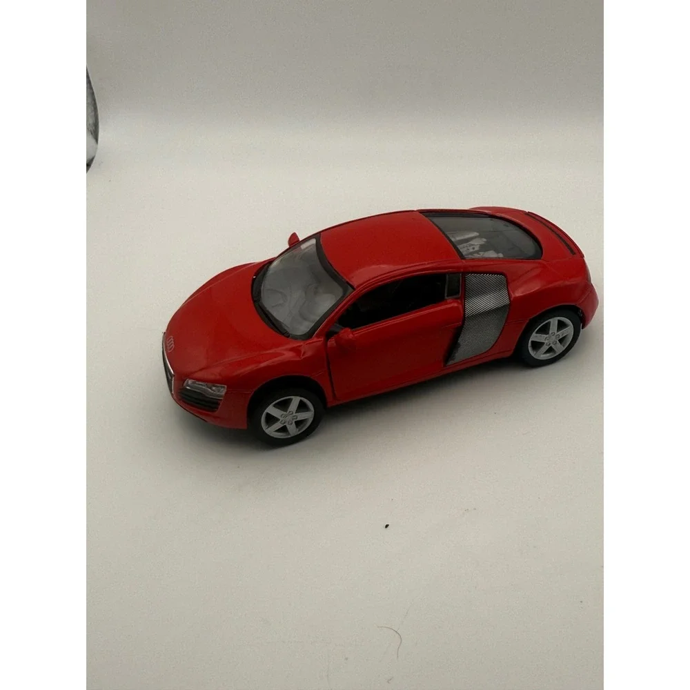 Kinsmart Audi R8 Red Diecast 1:36 Scale Model Car KT5315 Pullback Action Toy